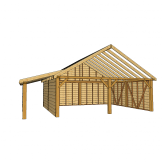 Garaż z drewutnią m (enquieres-alasdair honiton)