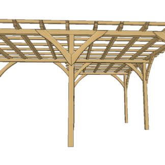 pergola  narożna  5m